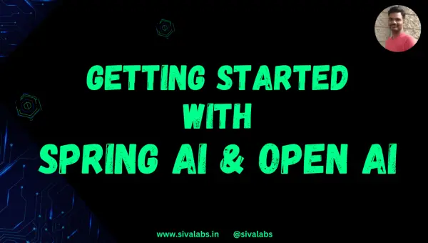 Getting Started with Spring AI and Open AI